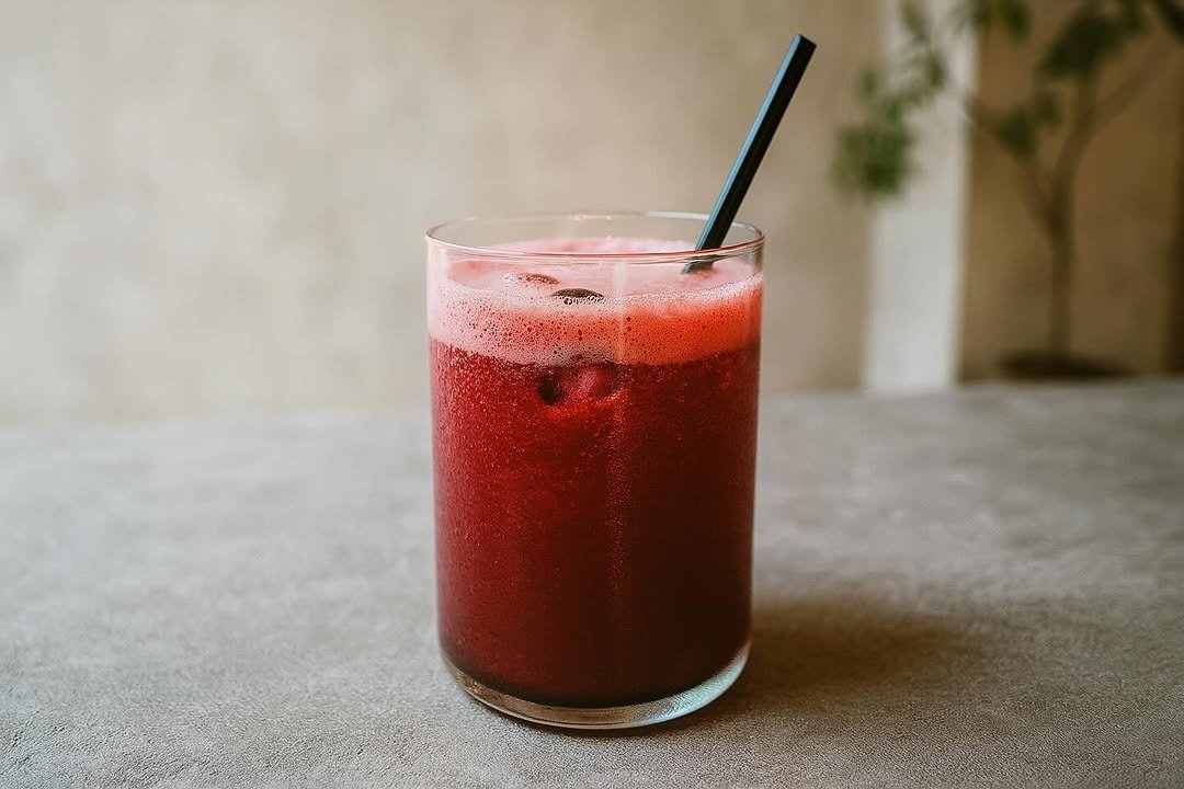 Agua de jamaica y maracuya